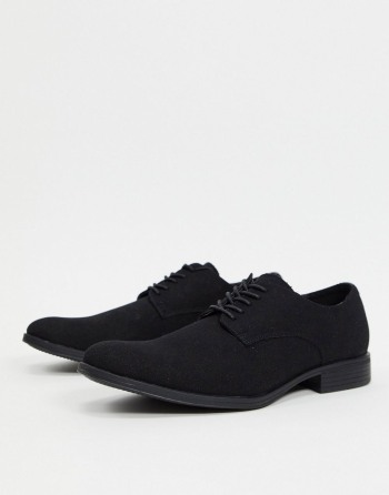 Jack & Jones Faux Suede Derby Crne - Muške Cipele | 19327PUTR